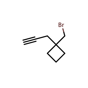 1-(bromomethyl)-1-(prop-2-yn-1-yl)cyclobutane