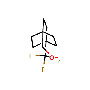 Chemical structure of [4-(trifluoromethyl)bicyclo[2.2.2]octan-1-yl]methanol , CAS 94994-14-6, AChemBlock P44752