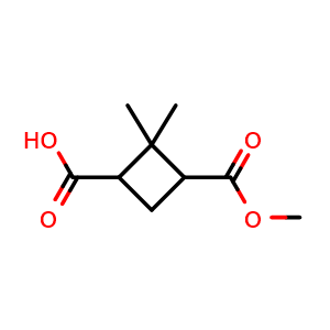 3-(methoxycarbonyl)-2,2-dimethylcyclobutane-1-carboxylic acid