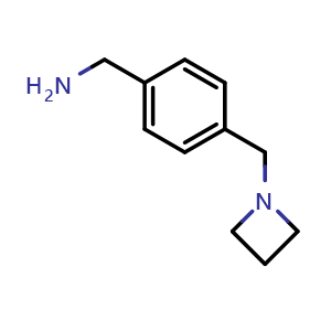 {4-[(azetidin-1-yl)methyl]phenyl}methanamine