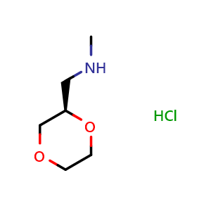 {[(2R)-1,4-dioxan-2-yl]methyl}(methyl)amine hydrochloride