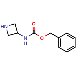 Chemical structure of benzyl N-(azetidin-3-yl)carbamate , CAS 914348-04-2, AChemBlock P44864