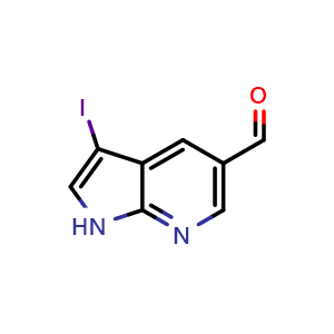 3-iodo-1H-pyrrolo[2,3-b]pyridine-5-carbaldehyde
