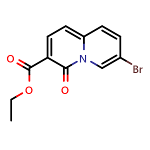 ethyl 7-bromo-4-oxo-quinolizine-3-carboxylate