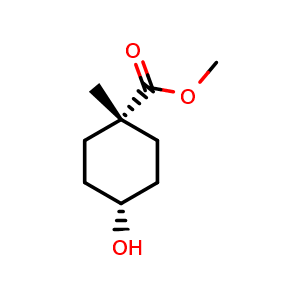 methyl (1s,4s)-4-hydroxy-1-methylcyclohexane-1-carboxylate