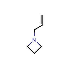 Chemical structure of 1-(prop-2-en-1-yl)azetidine , CAS 861839-52-3, AChemBlock P45061
