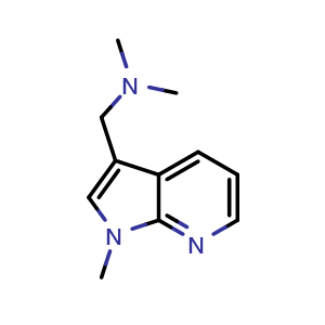 dimethyl({1-methyl-1H-pyrrolo[2,3-b]pyridin-3-yl}methyl)amine