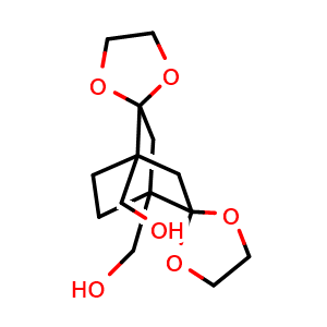 dispiro[1,3-dioxolane-2,2'-bicyclo[2.2.2]octane-5',2''-[1,3]dioxolane]-1',4'-dimethanol