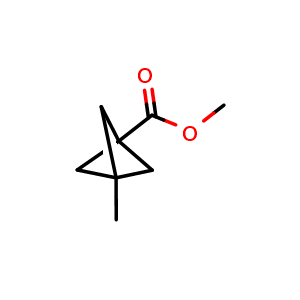 Chemical structure of methyl 3-methylbicyclo[1.1.1]pentane-1-carboxylate , CAS 796963-31-0, AChemBlock P45163