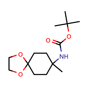 tert-butyl N-(8-methyl-1,4-dioxaspiro[4.5]decan-8-yl)carbamate