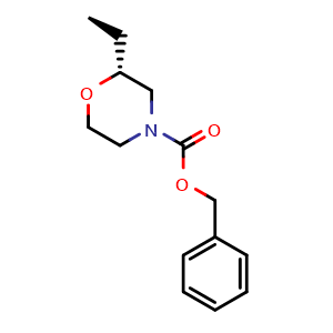 Chemical structure of (1R,4R)-2-Oxa-5-azabicyclo[2.2.1]heptane-5-carboxylic acid phenylmethyl ester , CAS 787640-37-3, AChemBlock P45175
