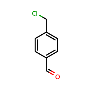 Chemical structure of 4-(chloromethyl)benzaldehyde , CAS 73291-09-5, AChemBlock P45270