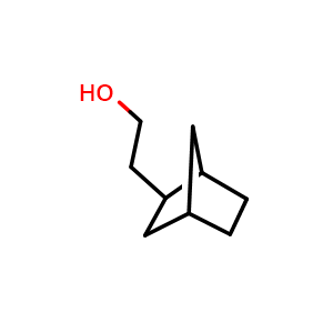 Chemical structure of 2-{bicyclo[2.2.1]heptan-2-yl}ethan-1-ol , CAS 70289-06-4, AChemBlock P45299