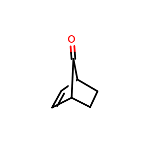 Chemical structure of bicyclo[2.2.1]hept-2-en-7-one , CAS 694-71-3, AChemBlock P45308