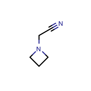 Chemical structure of 2-(azetidin-1-yl)acetonitrile , CAS 67523-81-3, AChemBlock P45336