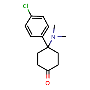 4-(4-chlorophenyl)-4-(dimethylamino)cyclohexan-1-one