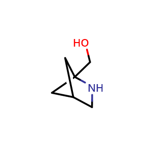 Chemical structure of 2-azabicyclo[2.1.1]hexan-1-ylmethanol , CAS 637739-99-2, AChemBlock P45373