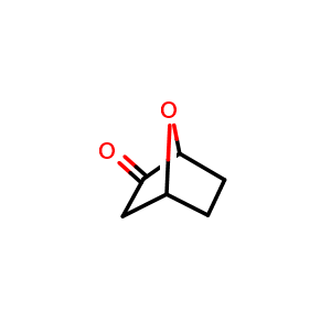 Chemical structure of 7-oxabicyclo[2.2.1]heptan-2-one , CAS 58564-88-8, AChemBlock P45436