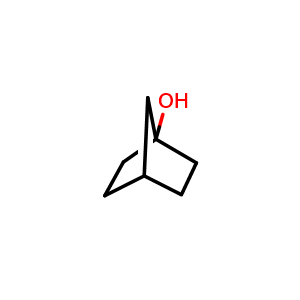 Chemical structure of bicyclo[2.2.1]heptan-1-ol , CAS 51566-98-4, AChemBlock P45527