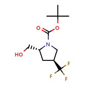 tert-butyl (2R,4S)-2-(hydroxymethyl)-4-(trifluoromethyl)pyrrolidine-1-carboxylate