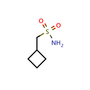 Chemical structure of cyclobutylmethanesulfonamide , CAS 445305-92-0, AChemBlock P45606