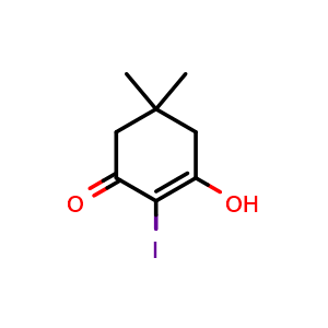 3-hydroxy-2-iodo-5,5-dimethylcyclohex-2-en-1-one