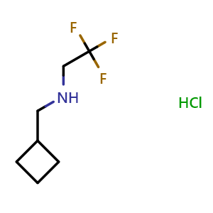 (cyclobutylmethyl)(2,2,2-trifluoroethyl)amine hydrochloride