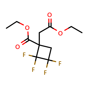 ethyl 1-(2-ethoxy-2-oxoethyl)-2,2,3,3-tetrafluorocyclobutane-1-carboxylate
