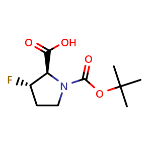 (2R,3S)-1-[(tert-butoxy)carbonyl]-3-fluoropyrrolidine-2-carboxylic acid
