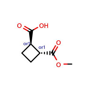 trans-2-(methoxycarbonyl)cyclobutane-1-carboxylic acid