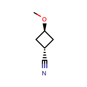 trans-3-methoxycyclobutane-1-carbonitrile