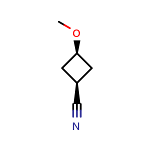 cis-3-methoxycyclobutane-1-carbonitrile