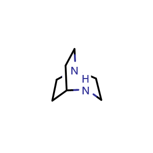 Chemical structure of 1,4-diazabicyclo[3.2.2]nonane , CAS 283-38-5, AChemBlock P45824