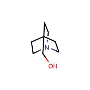 Chemical structure of {1-azabicyclo[2.2.2]octan-4-yl}methanol , CAS 26608-58-2, AChemBlock P45862