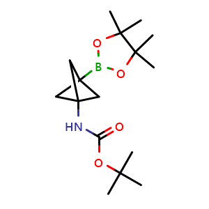 tert-butyl N-(3-(4,4,5,5-tetramethyl-1,3,2-dioxaborolan-2-yl)bicyclo[1.1.1]pentan-1-yl)carbamate