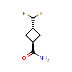 (1r,3r)-3-(difluoromethyl)cyclobutane-1-carboxamide