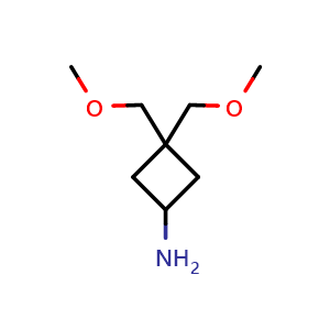 3,3-bis(methoxymethyl)cyclobutan-1-amine