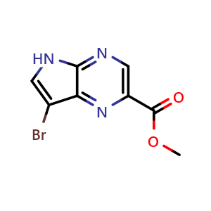 methyl 7-bromo-5H-pyrrolo[2,3-b]pyrazine-2-carboxylate