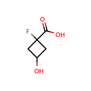1-fluoro-3-hydroxycyclobutane-1-carboxylic acid