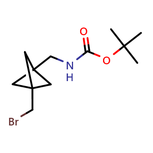 tert-butyl N-{[3-(bromomethyl)bicyclo[1.1.1]pentan-1-yl]methyl}carbamate