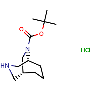 tert-butyl (1R,5R)-3,9-diazabicyclo[3.3.2]decane-9-carboxylate hydrochloride