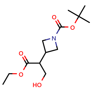 tert-butyl 3-(1-ethoxy-3-hydroxy-1-oxopropan-2-yl)azetidine-1-carboxylate