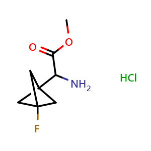 methyl 2-amino-2-(3-fluoro-1-bicyclo[1.1.1]pentanyl)acetate hydrochloride