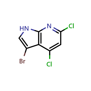 3-bromo-4,6-dichloro-1H-pyrrolo[2,3-b]pyridine