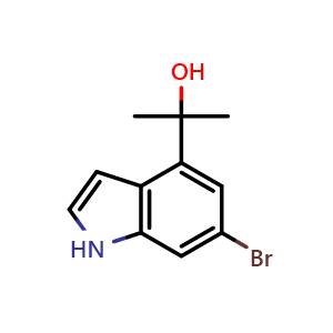2-(6-bromo-1H-indol-4-yl)propan-2-ol