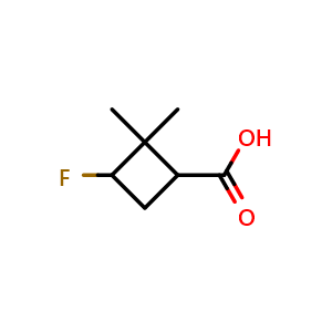 3-fluoro-2,2-dimethylcyclobutane-1-carboxylic acid