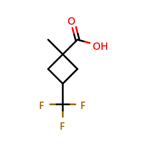 1-methyl-3-(trifluoromethyl)cyclobutane-1-carboxylic acid