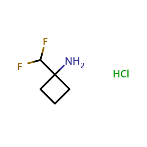 1-(difluoromethyl)cyclobutan-1-amine hydrochloride