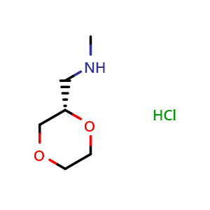 {[(2S)-1,4-dioxan-2-yl]methyl}(methyl)amine hydrochloride