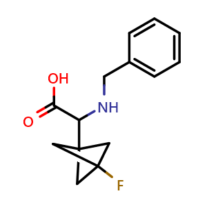 2-(benzylamino)-2-{3-fluorobicyclo[1.1.1]pentan-1-yl}acetic acid